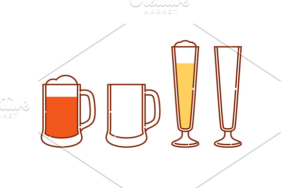 Beers, glasses and logos vol.2 in Logo Icons - product preview 3