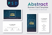 Abstract Business Card Template- S01