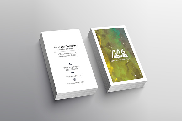 Abstract Business Card Template- S03 in Business Card Templates - product preview 3