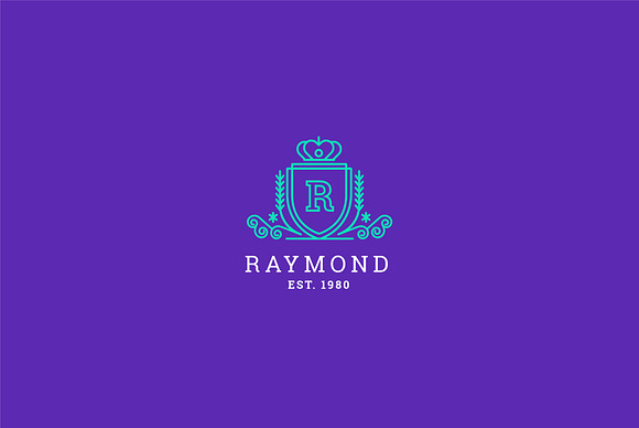Letter R Logo - Heraldry Crest Logo in Logo Templates - product preview 5