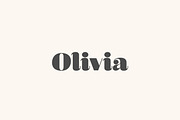 Olivia - A Curvy Typeface