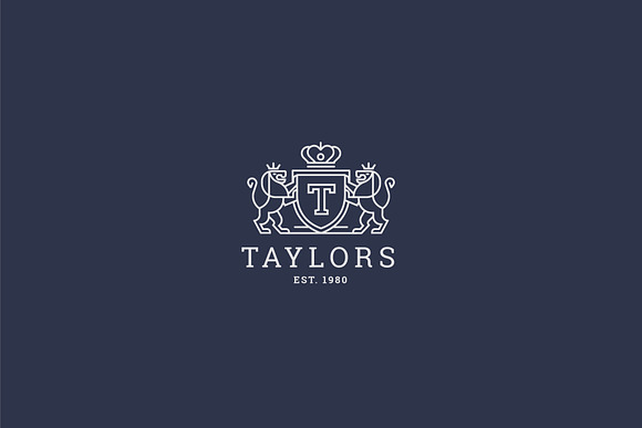 Letter T Logo - Heraldry Crest Logo in Logo Templates - product preview 5
