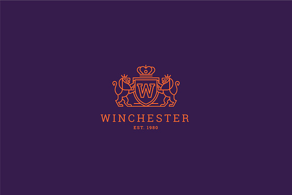 Letter W Logo - Heraldry Crest Logo in Logo Templates - product preview 5