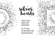 Silver hearts collection