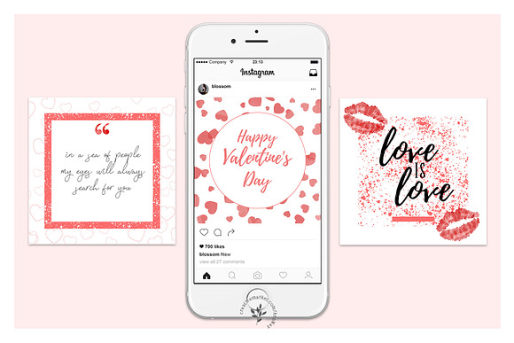 Blogger | Valentine's Day in Instagram Templates - product preview 5