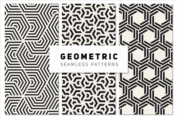 Bold Geometric Seamless Patterns
