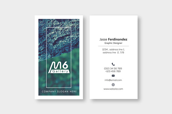 Nature Business Card Template- S11 in Business Card Templates - product preview 1