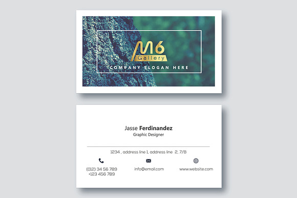 Nature Business Card Template- S11 in Business Card Templates - product preview 2