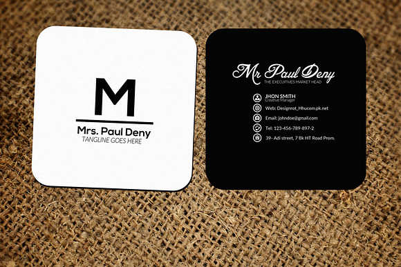 10 Multiuse Mini Contact Card Bundle in Business Card Templates - product preview 2
