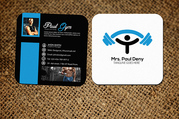 10 Multiuse Mini Contact Card Bundle in Business Card Templates - product preview 3