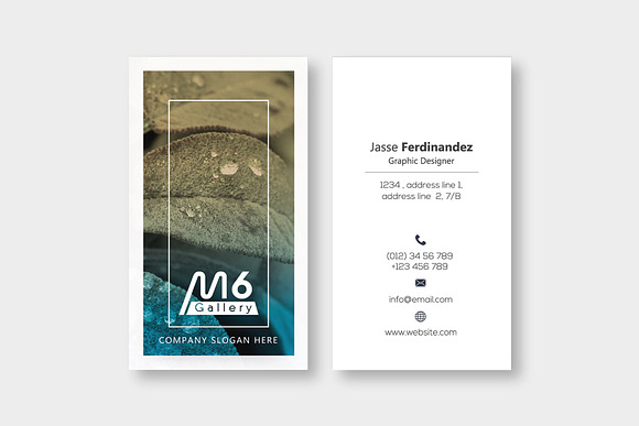 Nature Business Card Template- S14 in Business Card Templates - product preview 1