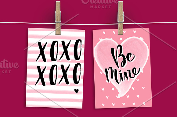 Valentine's Day Printable Cards in Card Templates - product preview 1