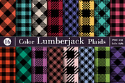 Set Lumberjack Plaid Pattern