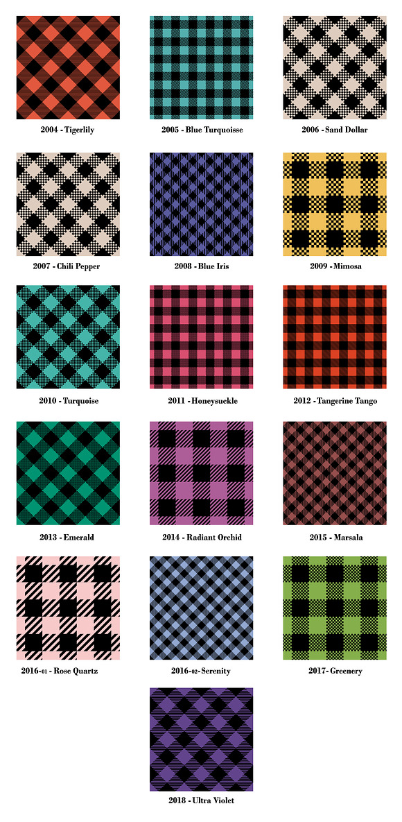 Set Lumberjack Plaid Pattern in Patterns - product preview 1