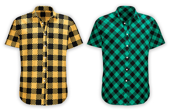 Set Lumberjack Plaid Pattern in Patterns - product preview 2