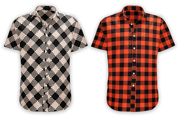 Set Lumberjack Plaid Pattern in Patterns - product preview 3