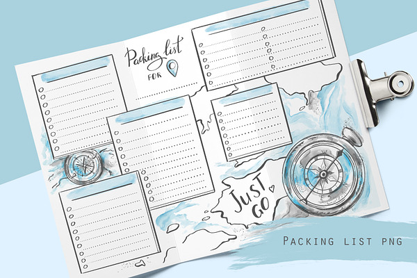 Packing list template 
