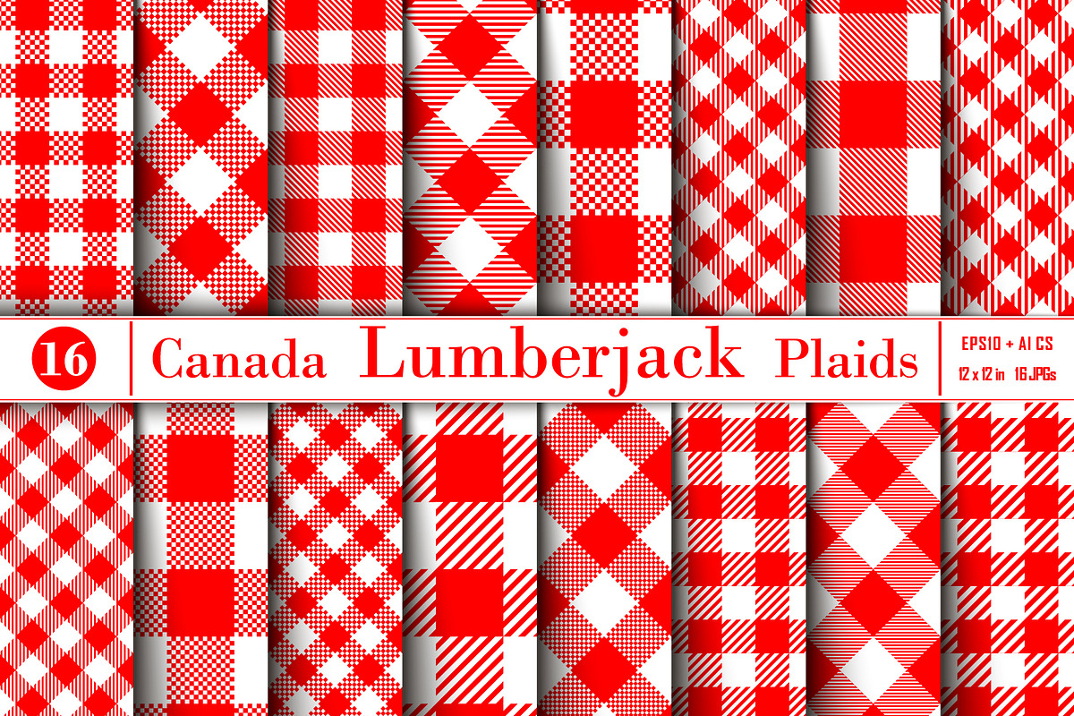 Lumberjack Canada Color Plaid in Patterns - product preview 8
