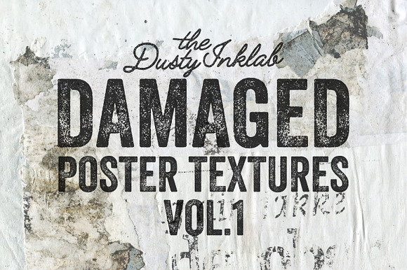 Damaged Poster Bundle Vol. 1 in Textures - product preview 1