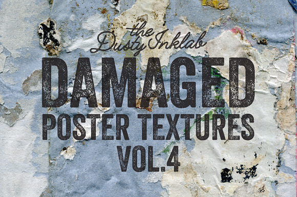 Damaged Poster Bundle Vol. 1 in Textures - product preview 4