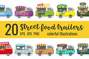 20 fast food street trailers