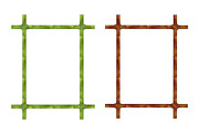 Set of Bamboo Frame