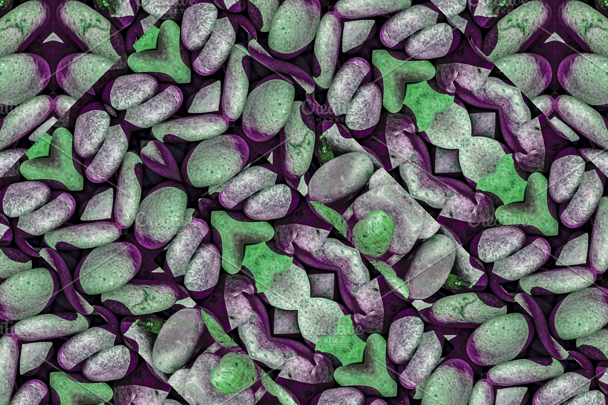 Manipulated Stones Photo Motif Seaml in Patterns - product preview 8