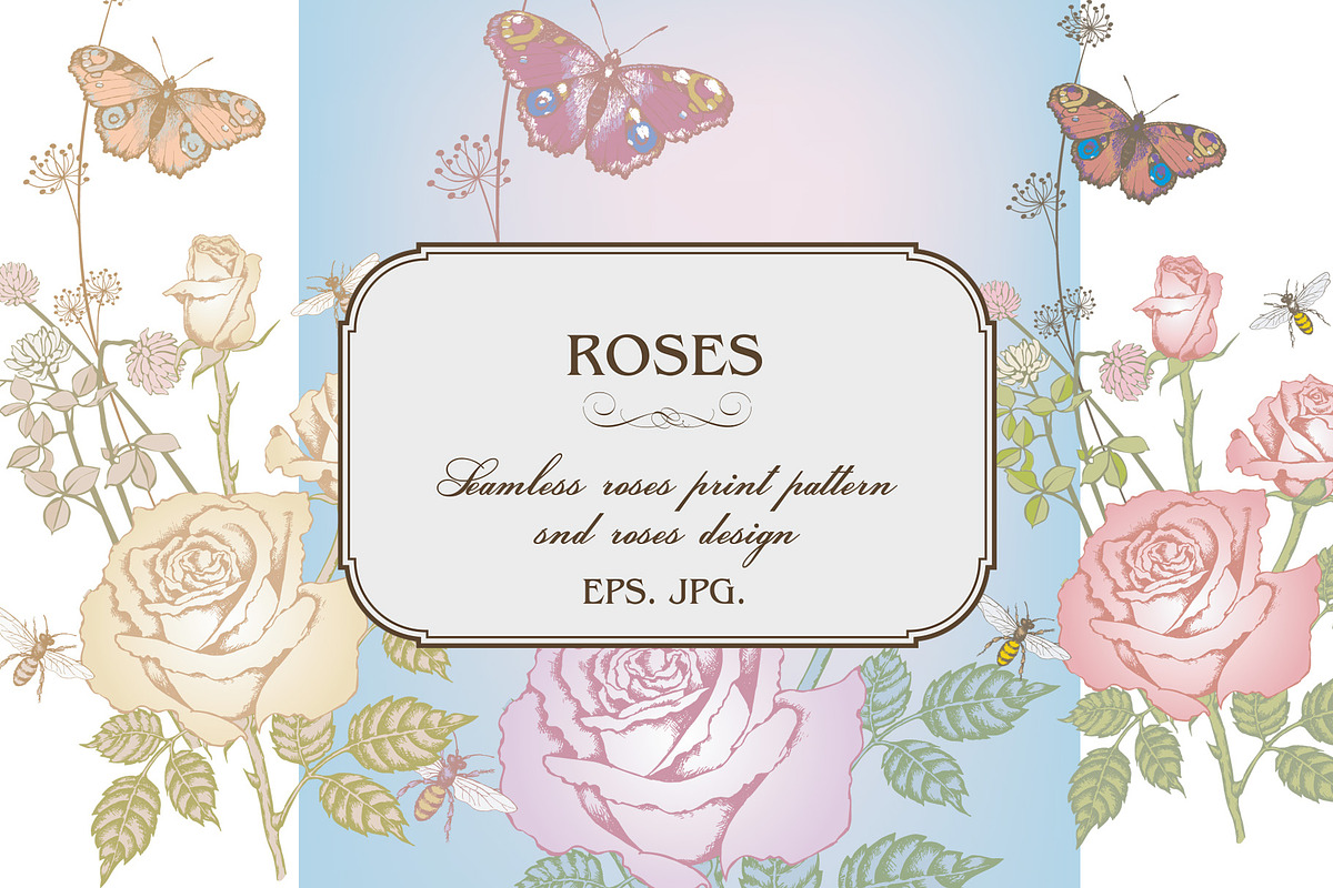 Design of roses in Patterns - product preview 8