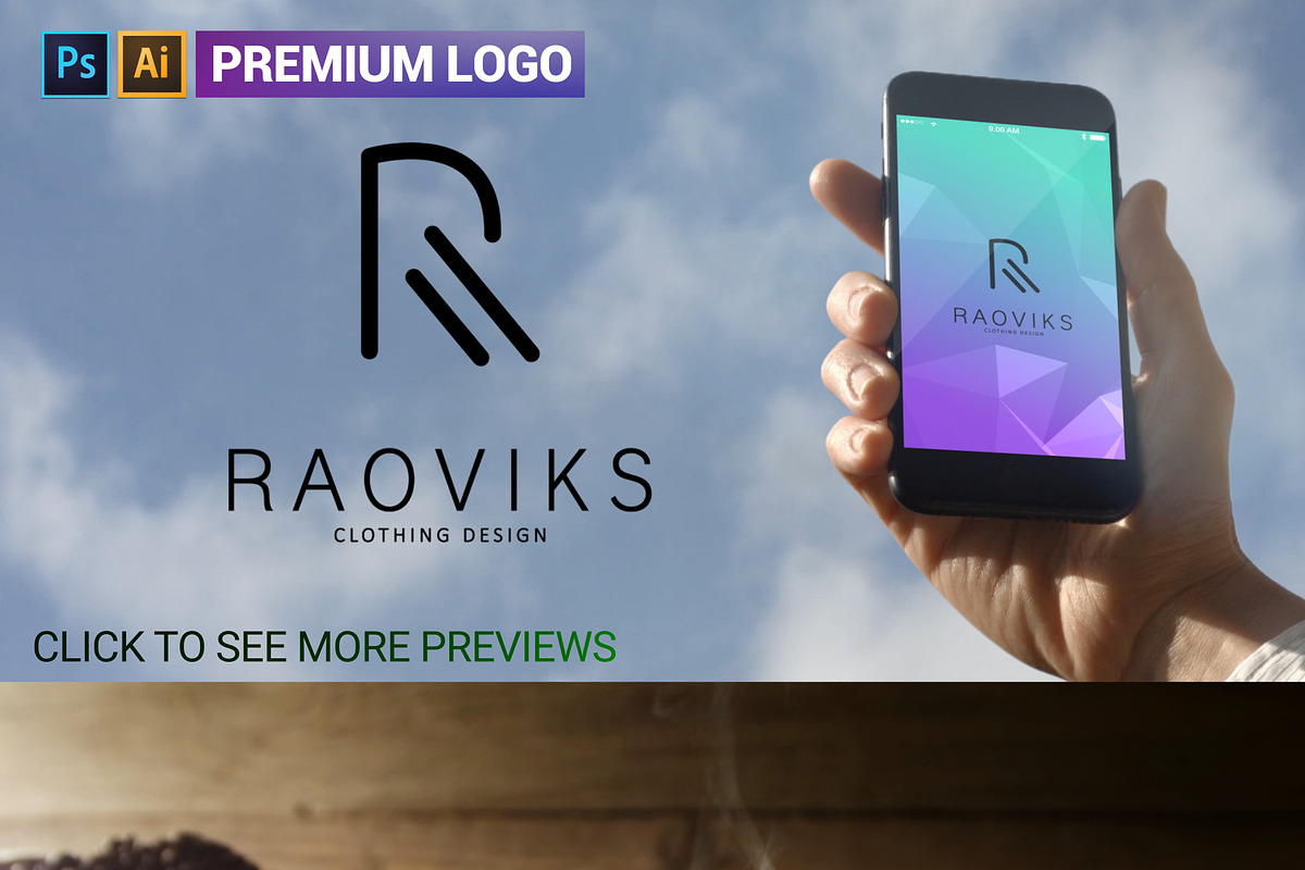 R Letter Logo in Logo Templates - product preview 8