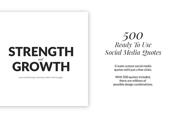 500 Social Media Quotes in Instagram Templates - product preview 1