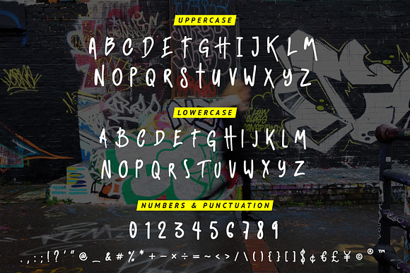 Cool Urban Graffiti Font in Blackletter Fonts - product preview 1