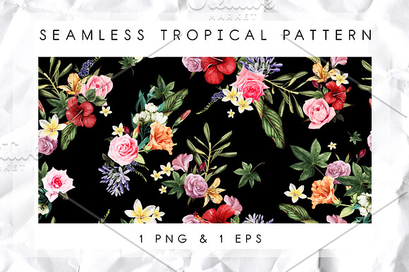 Tropical patterns (VECTOR) in Patterns - product preview 2