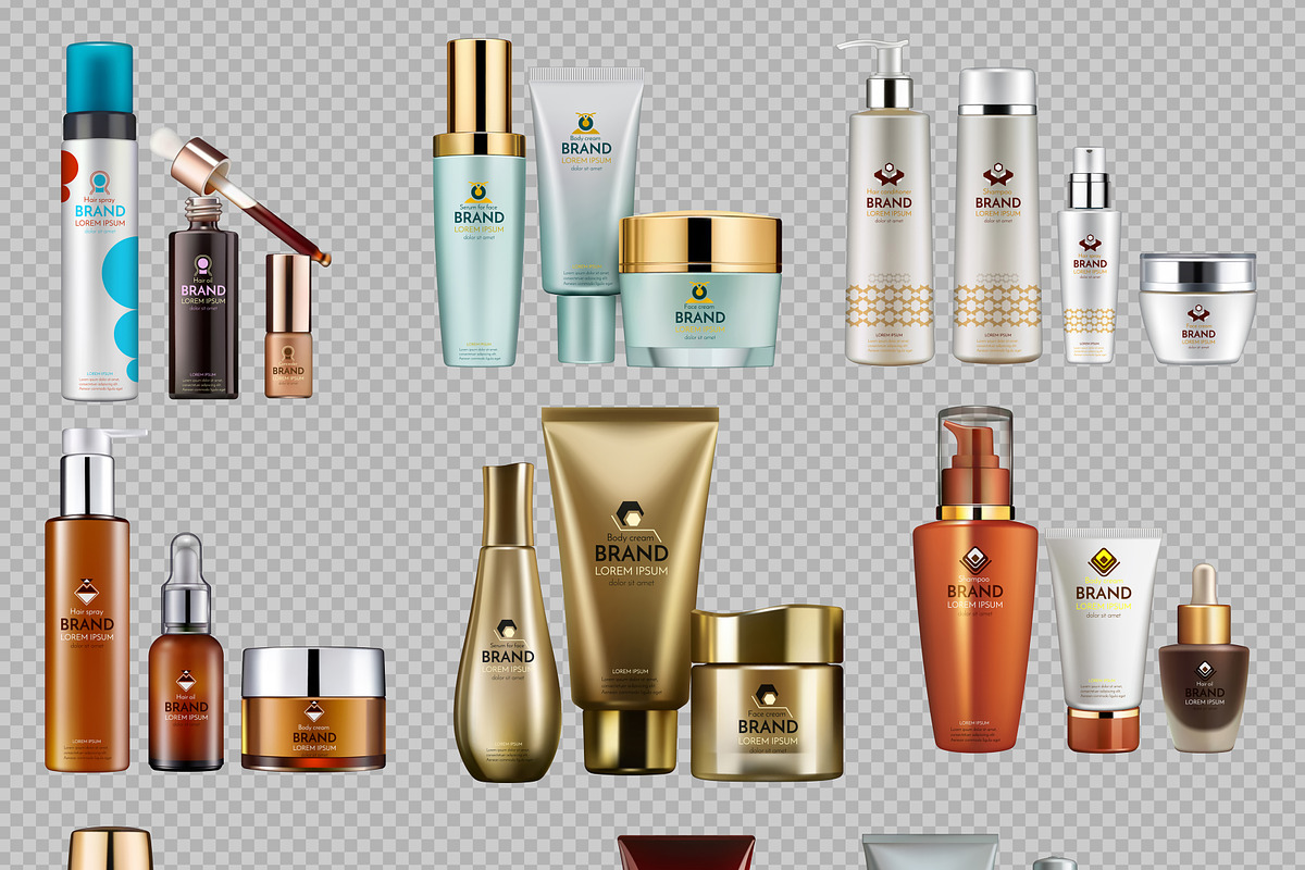 Vector 30 Cosmetic Realistic Mockup in Product Mockups - product preview 8