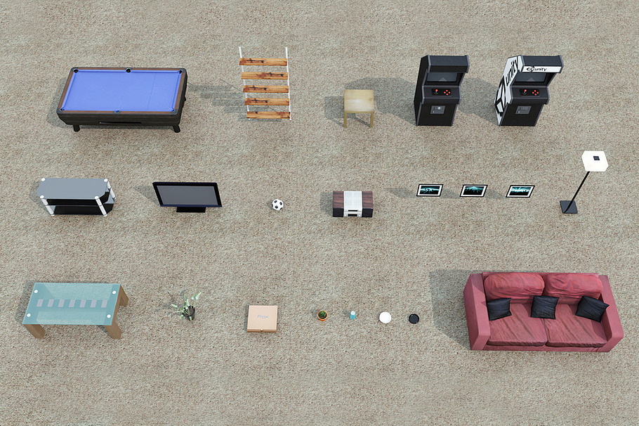 Bachelor Pad Pack in Objects - product preview 1