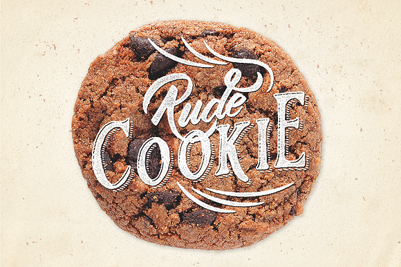 Rude Cookie Font Layer  in Display Fonts - product preview 4