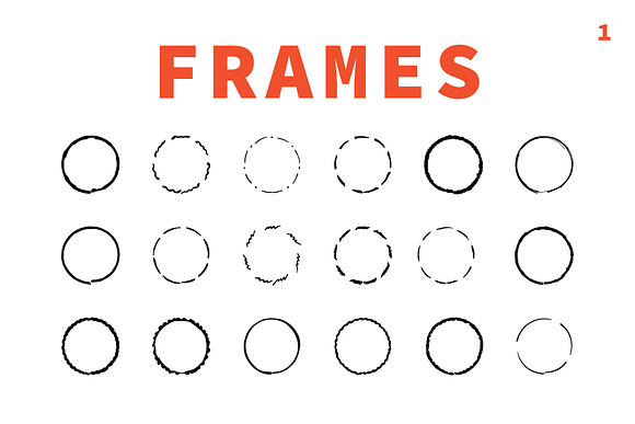 Circle frame for logotypes and lines in Logo Templates - product preview 1