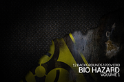 12 Bio Hazard Grunge Backgrounds