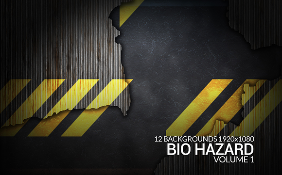 12 Bio Hazard Grunge Backgrounds in Textures - product preview 1