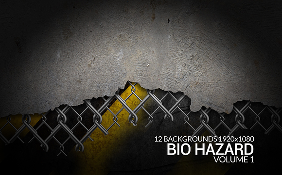 12 Bio Hazard Grunge Backgrounds in Textures - product preview 2