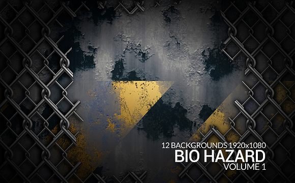 12 Bio Hazard Grunge Backgrounds in Textures - product preview 3