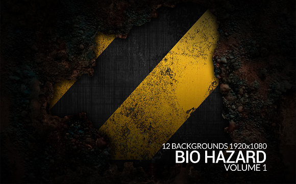 12 Bio Hazard Grunge Backgrounds in Textures - product preview 11