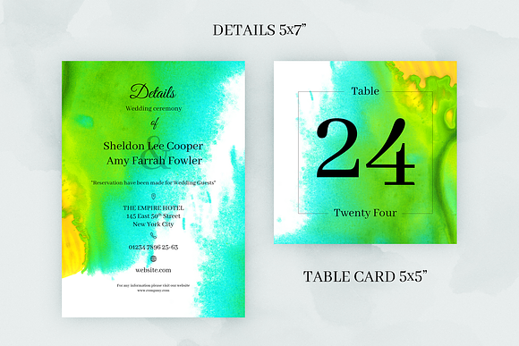 Holo. Wedding Invitation Package in Wedding Templates - product preview 1