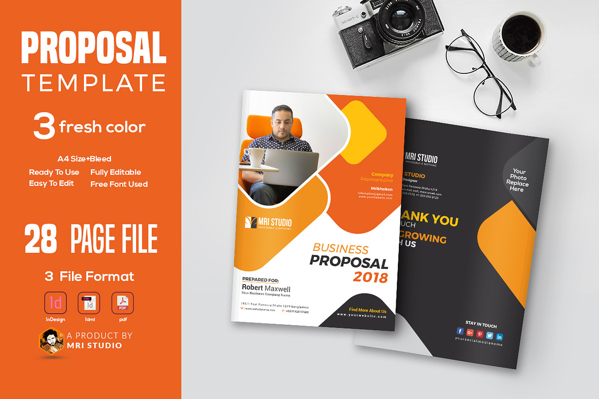 Proposal Template in Brochure Templates - product preview 8