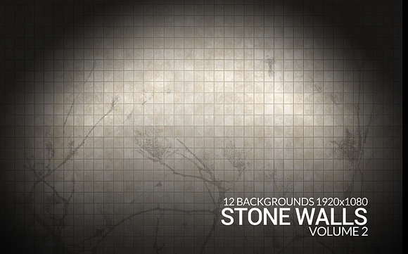 12 Stone Walls Grunge Backgrounds in Textures - product preview 3