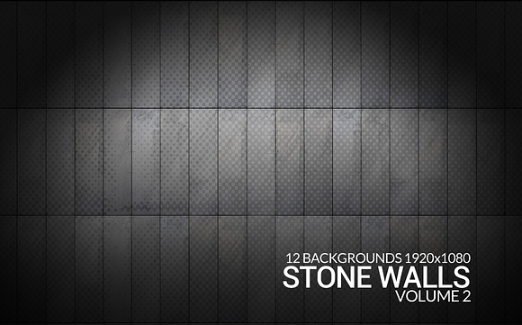 12 Stone Walls Grunge Backgrounds in Textures - product preview 4