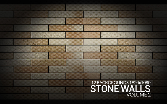 12 Stone Walls Grunge Backgrounds in Textures - product preview 7