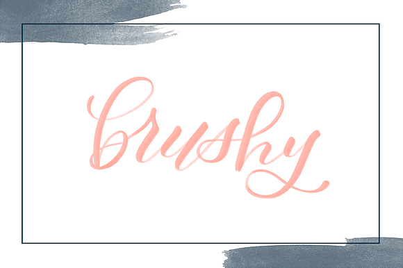Brush Lettering Procreate Brush Pack in Photoshop Brushes - product preview 5
