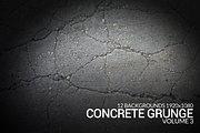 12 Concrete Grunge Backgrounds