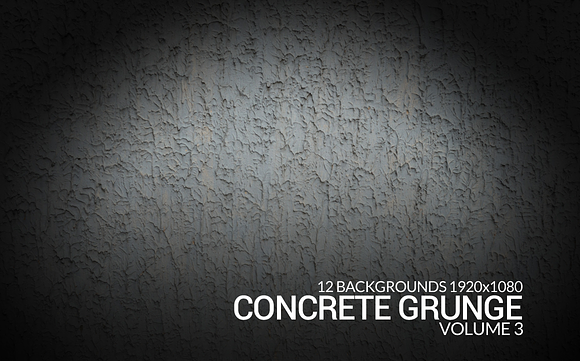 12 Concrete Grunge Backgrounds in Textures - product preview 2