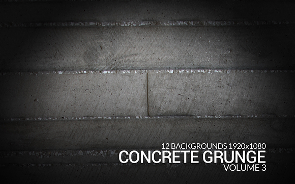 12 Concrete Grunge Backgrounds in Textures - product preview 4